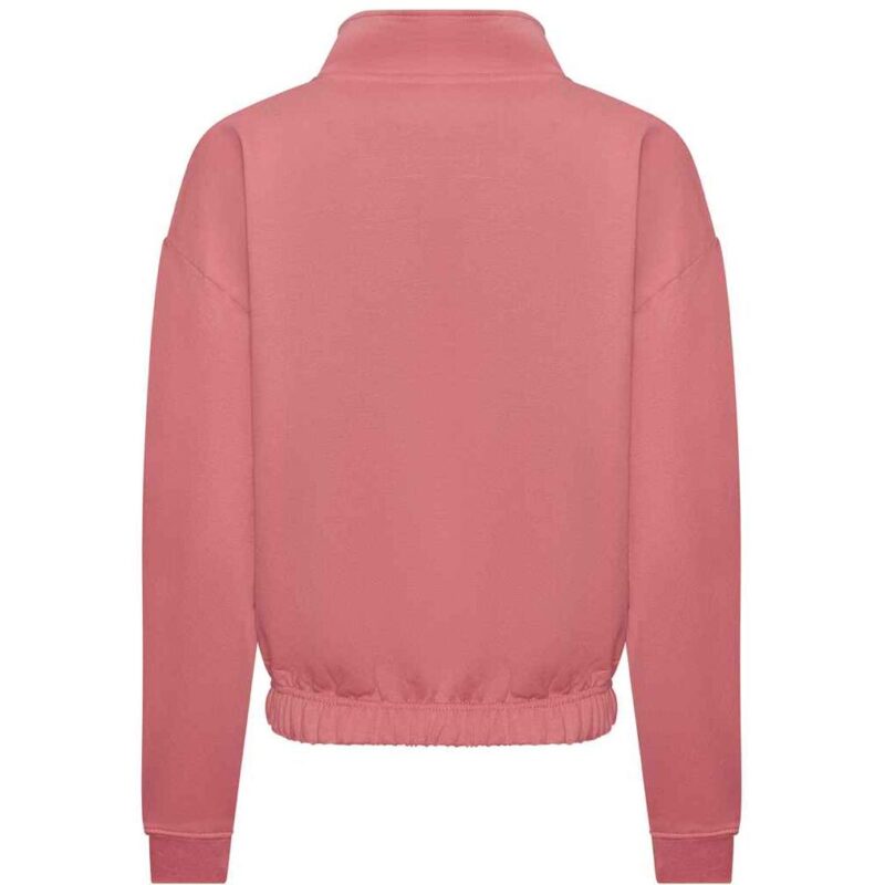 AWDis Ladies Cropped 1/4 Zip Sweatshirt