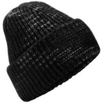 Beechfield Chunky Knitted Patch Beanie