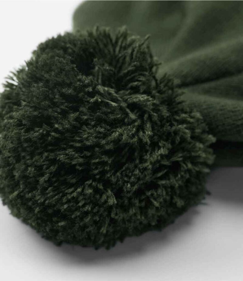 Beechfield Applique Patch Pom Beanie