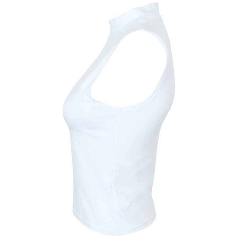 SF Clothing Ladies High Neck Crop Vest
