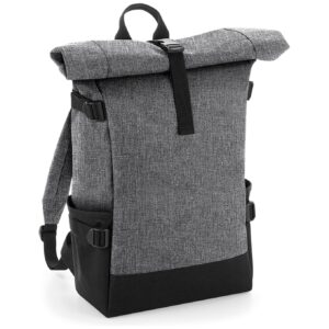 BagBase Block Roll-Top Backpack