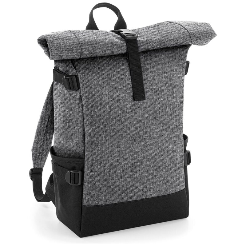 BagBase Block Roll-Top Backpack
