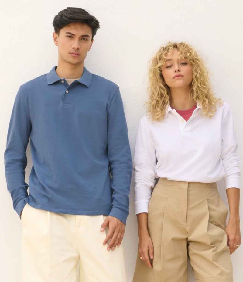 SOL'S Unisex Pacific Long Sleeve Pique Polo Shirt