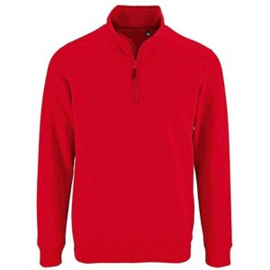 SOL'S Stan Contrast Zip Neck Sweatshirt