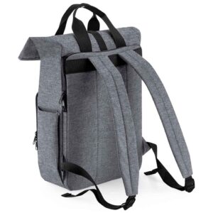 BagBase Recycled Twin Handle Roll-Top Laptop Backpack