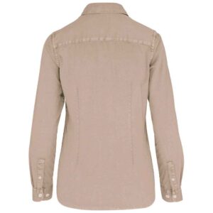 Native Spirit Ladies Washed Long Sleeve Shirt