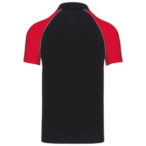 Kariban Baseball Cotton Pique Polo Shirt