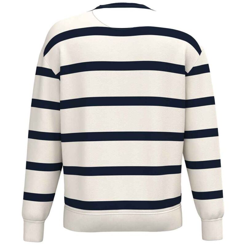 Native Spirit Unisex Striped Crew Neck Sweatshirt