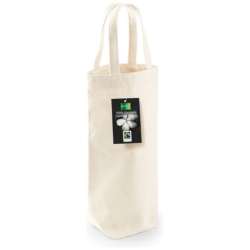 Westford Mill Fairtrade Cotton Bottle Bag
