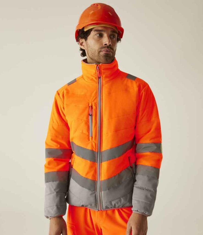 Regatta High Visibility Two Tone Thermal Baffle Jacket