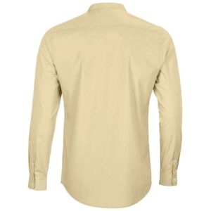NEOBLU Bart Mao Collar Long Sleeve Poplin Shirt