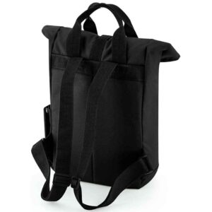 BagBase Recycled Mini Twin Handle Roll-Top Backpack