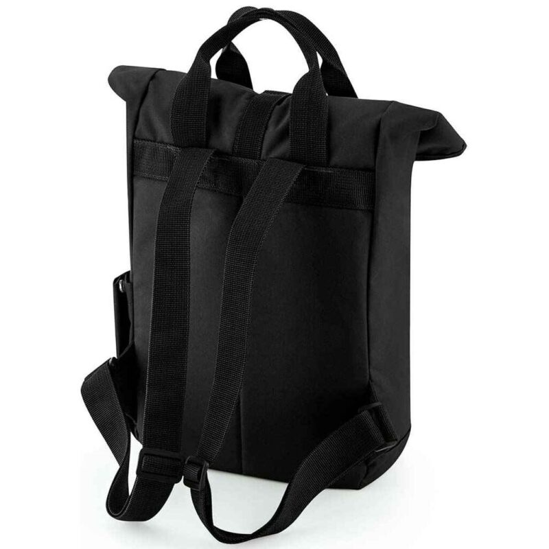 BagBase Recycled Mini Twin Handle Roll-Top Backpack