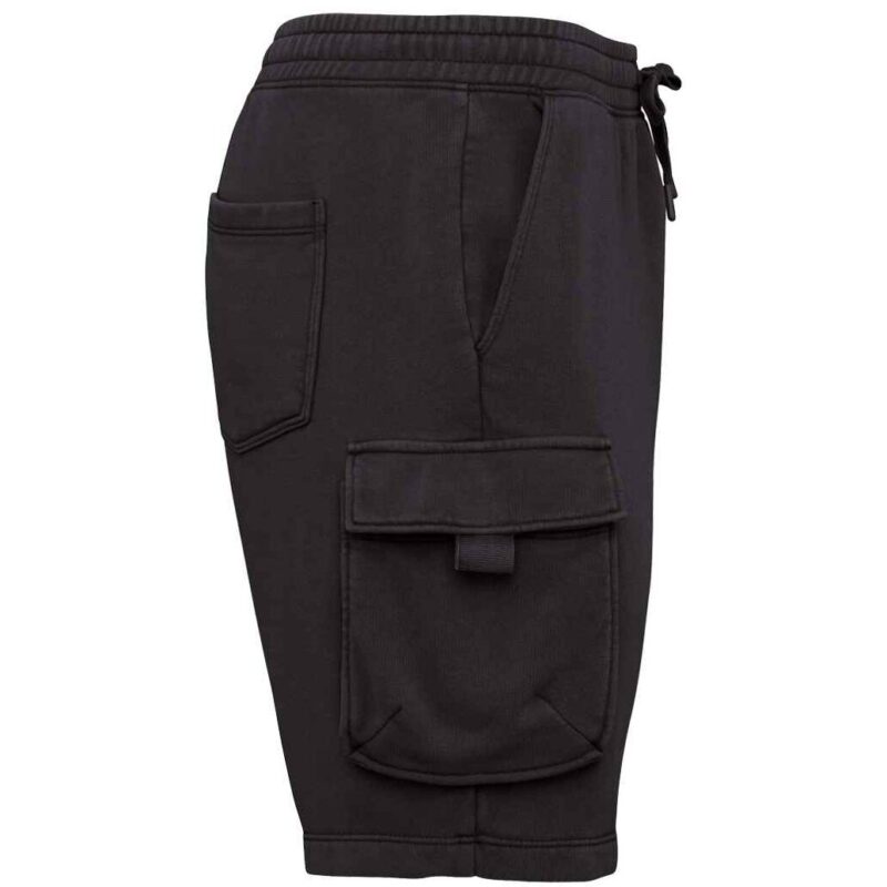 Native Spirit French Terry Washed Effect Cargo Shorts