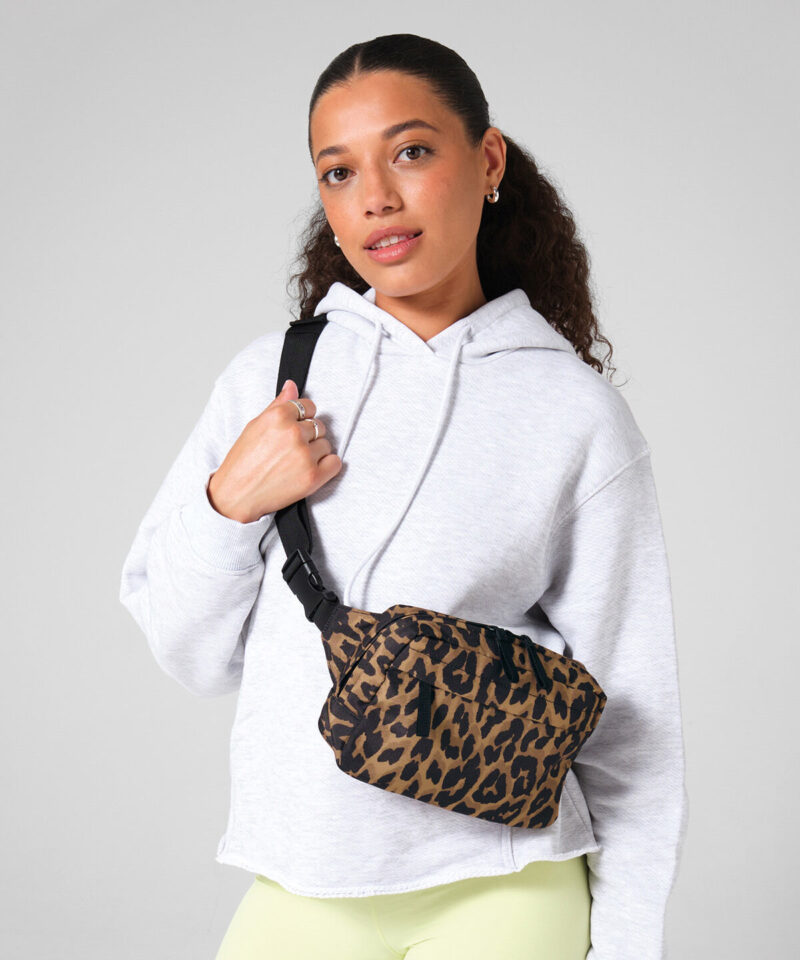 BagBase Leopard Print Cross Body Bag
