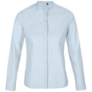 NEOBLU Ladies Bart Mao Collar Long Sleeve Poplin Shirt