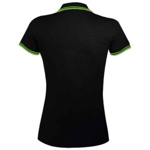 SOL'S Ladies Pasadena Tipped Cotton Pique Polo Shirt