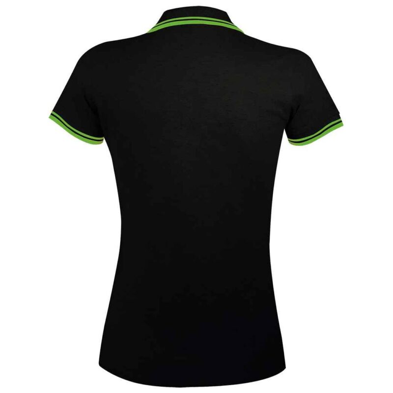 SOL'S Ladies Pasadena Tipped Cotton Pique Polo Shirt