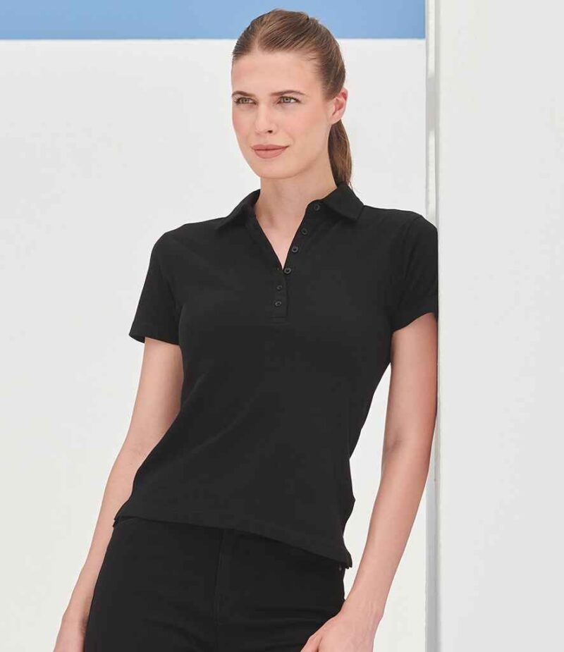 SF Clothing Ladies Stretch Pique Polo Shirt