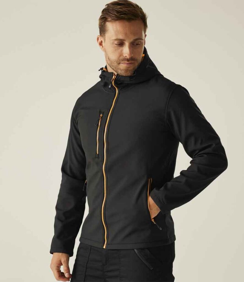 Regatta Navigate Two Layer Hooded Soft Shell Jacket