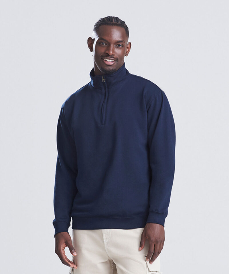 AWDis Sophomore Zip Neck Sweatshirt