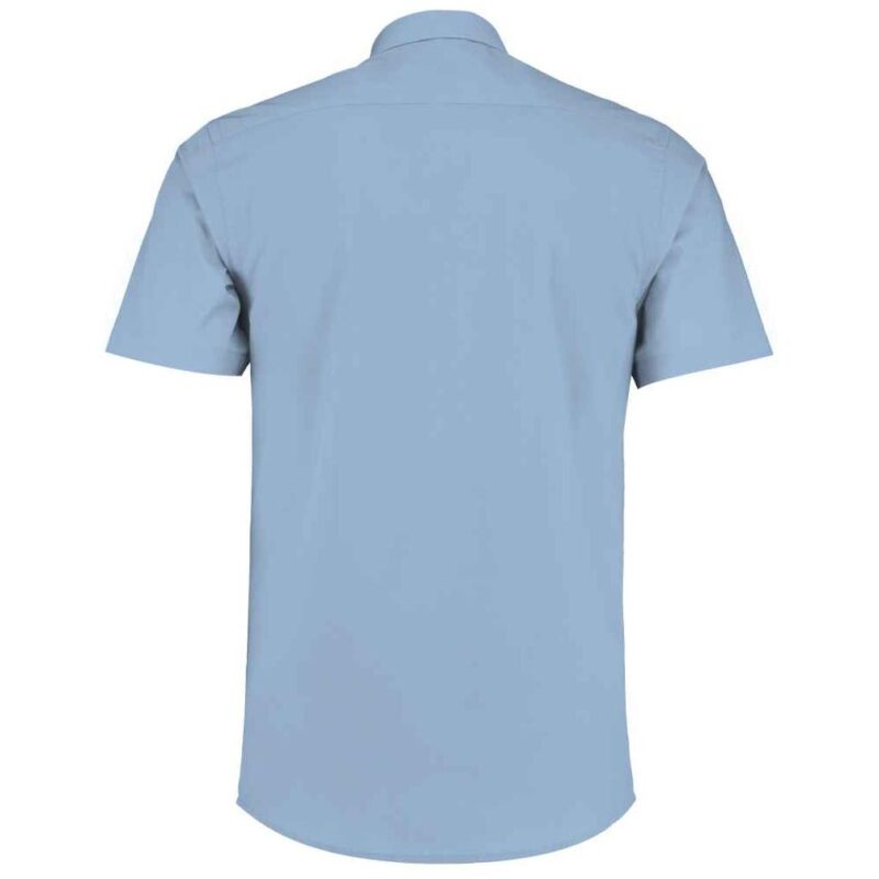 Kustom Kit Short Sleeve Tailored Poplin Shirt