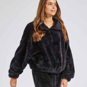 Brand Lab Ladies Fluffy 1/4 Zip Fleece