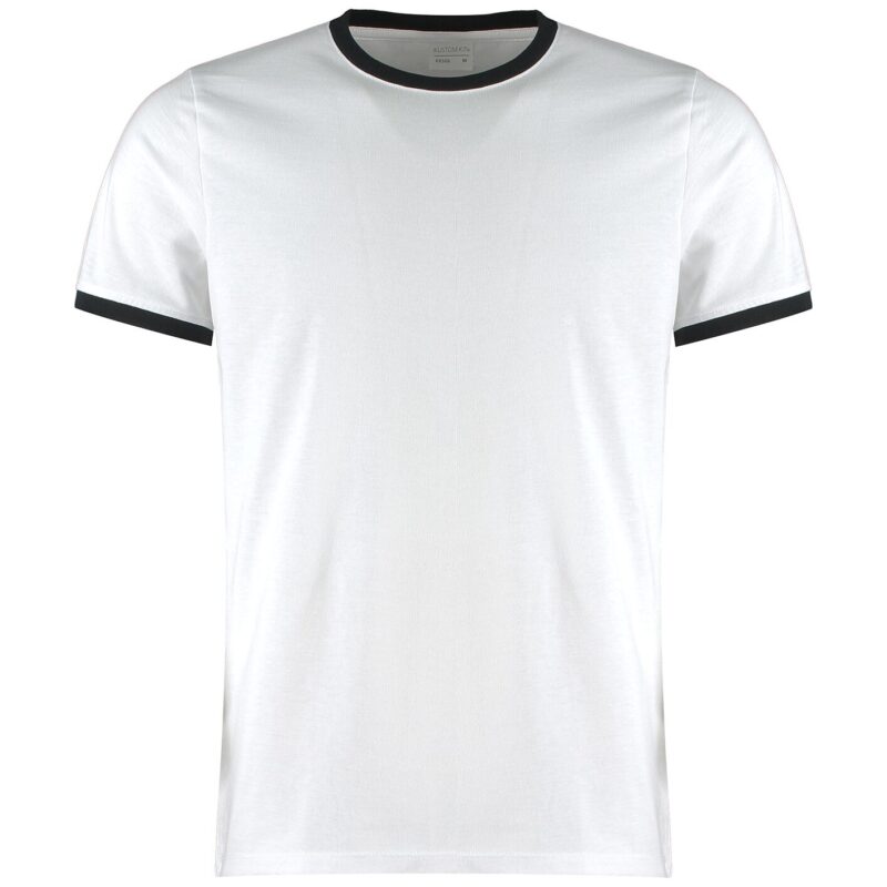 Kustom Kit Fashion Fit Ringer T-Shirt