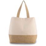 Kimood Canvas & Jute Shopper