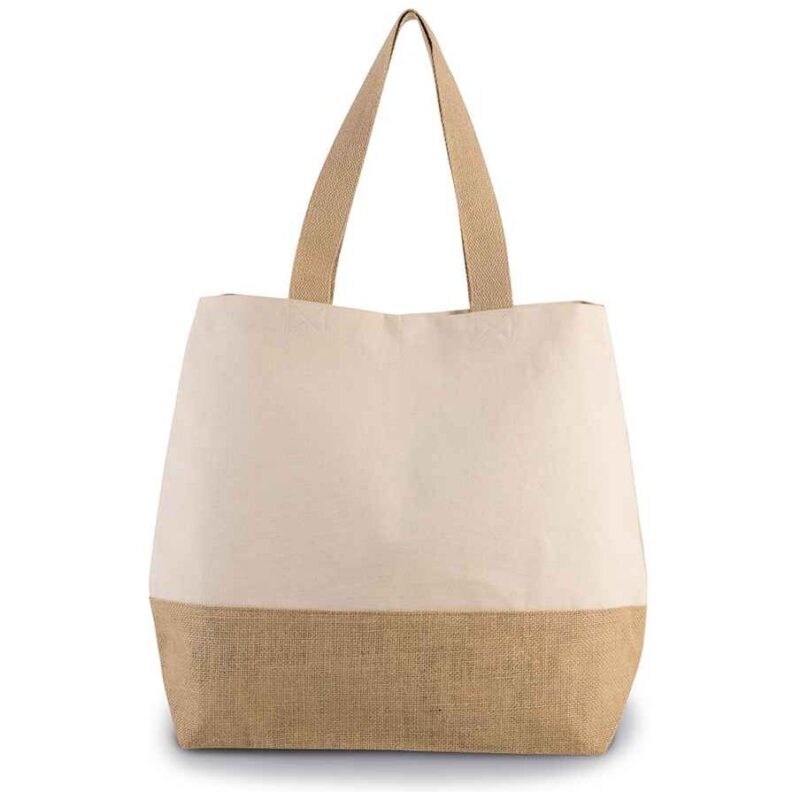Kimood Canvas & Jute Shopper