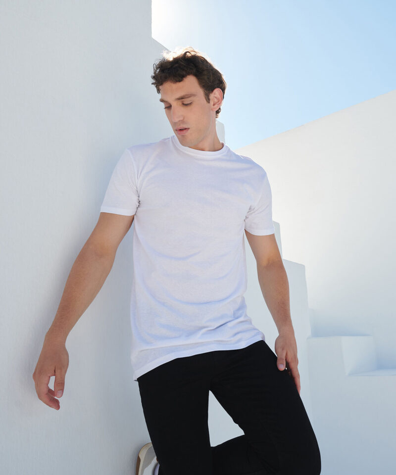 SF Clothing Longline Dipped Hem T-Shirt