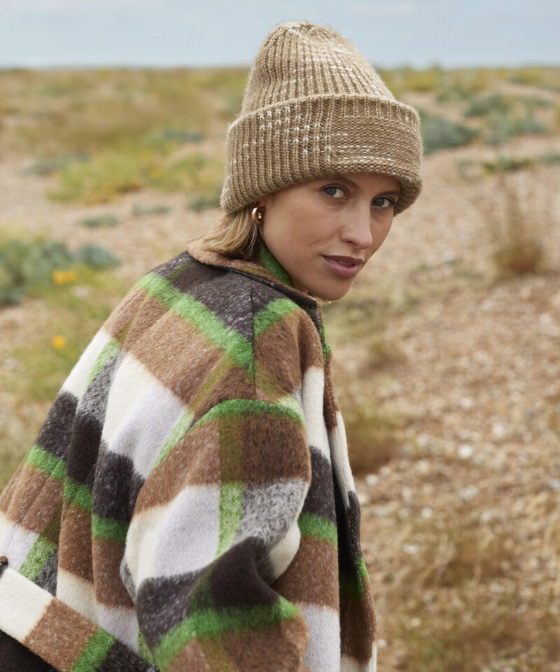Beechfield Chunky Knitted Patch Beanie