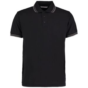 Kustom Kit Contrast Tipped Poly/Cotton Pique Polo Shirt