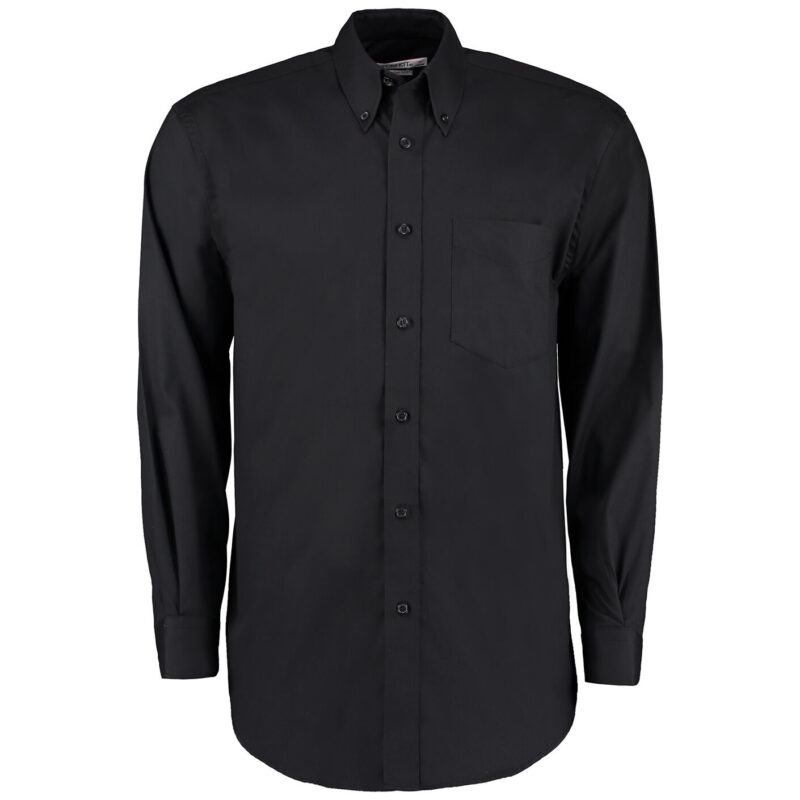 Kustom Kit Premium Long Sleeve Classic Fit Oxford Shirt