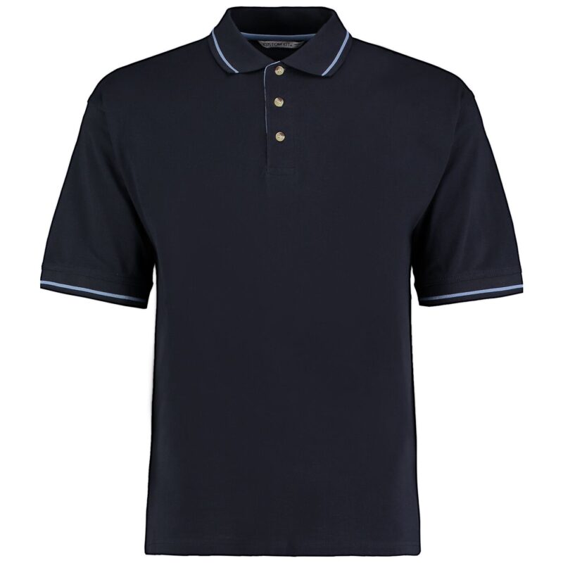 Kustom Kit St Mellion Tipped Cotton Pique Polo Shirt