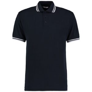Kustom Kit Contrast Tipped Poly/Cotton Pique Polo Shirt