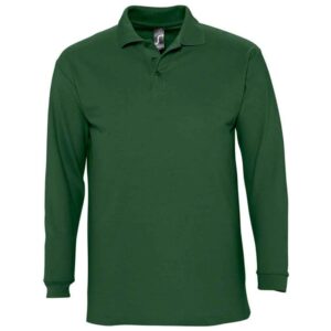 SOL'S Winter II Long Sleeve Cotton Pique Polo Shirt