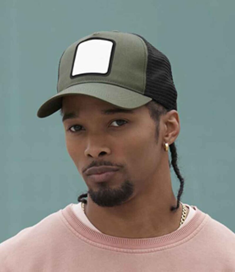 Beechfield Applique Patch 5 Panel Trucker Cap