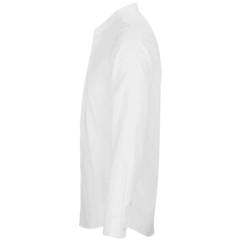 NEOBLU Bart Mao Collar Long Sleeve Poplin Shirt