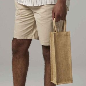 Westford Mill Shimmer Jute Bottle Bag