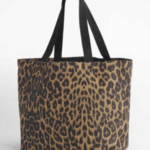 BagBase Leopard Print Carryall Tote Bag