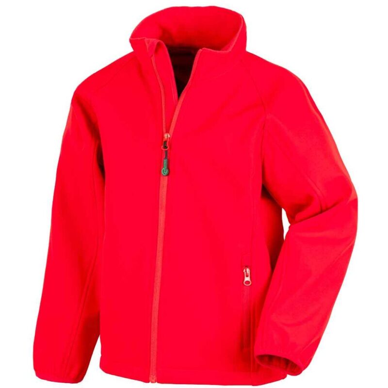 Result Recycled Kids Two Layer Printable Soft Shell Jacket