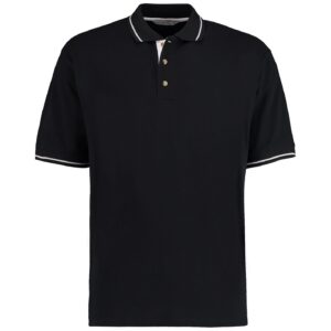 Kustom Kit St Mellion Tipped Cotton Pique Polo Shirt