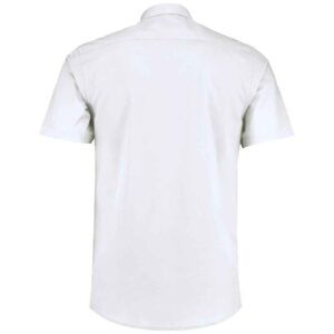 Kustom Kit Short Sleeve Tailored Poplin Shirt