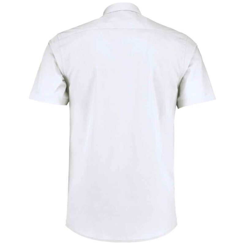 Kustom Kit Short Sleeve Tailored Poplin Shirt