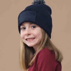 Beechfield Kids Snowstar Patch Beanie