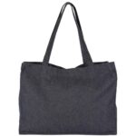 Kimood Large Recycled Cotton Denim Look Shopping Bag