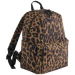 BagBase Leopard Print Mini Backpack