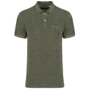 Native Spirit Terry Towel Polo Shirt
