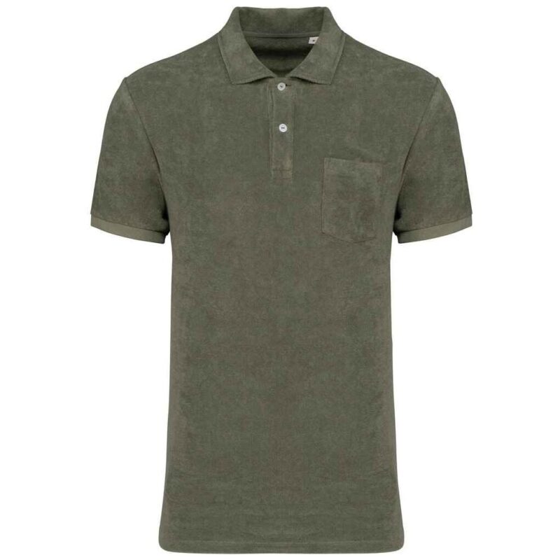 Native Spirit Terry Towel Polo Shirt